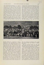 Original alter antiker Druck