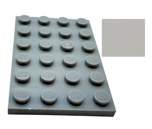 Lego platte 4x6 medium - lego®, stone