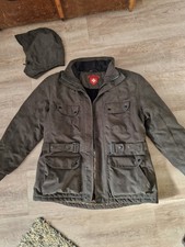 Wellensteyn Jacke Motoro Winterjacke Parka Herren XXL braun mit Kapuze 