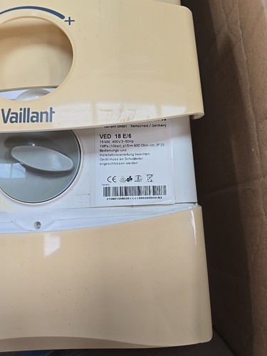 Vaillant durchlauferhitzer ved - vaillant,