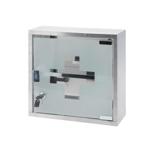 Medizinschrank silber