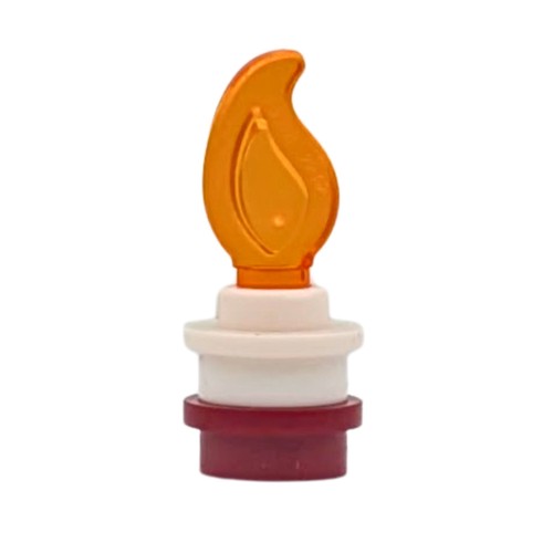 Lego kerze weiß rot - lego, flamme