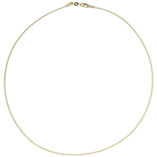 Halsreif 585 gelbgold karat - gelbgold,