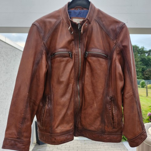 Nappa leder jacke - xxl, 2xl