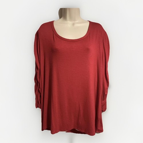 Damen rot jersey pullover - jersey,