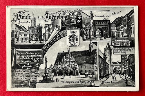 Jüterbog 1930 damm tor - jÜterbog,