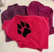 3 Jacken Jack Wolfskin Gr. 116 Fleece Teddy Outdoor Mädchen