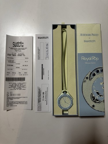 Swatch blaue acht - x,