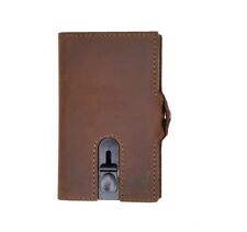 Echtleder Portemonnaie Kartenetui Geldbörse Slim Wallet und RFID Schutz SALE