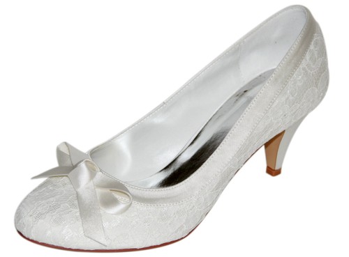 Hbh satin brautschuhe mit - satin,