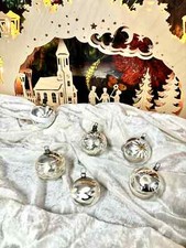 Sechs Antike mundgeblasene