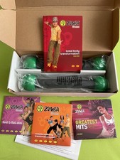 Zumba Fitness Exhilarate Set Body Shaping System Hanteln & DVDs NEU