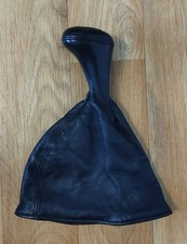 Original Mercedes W124 Schaltknauf mit vernähtem Schaltsack 4-Gang Echtleder TOP