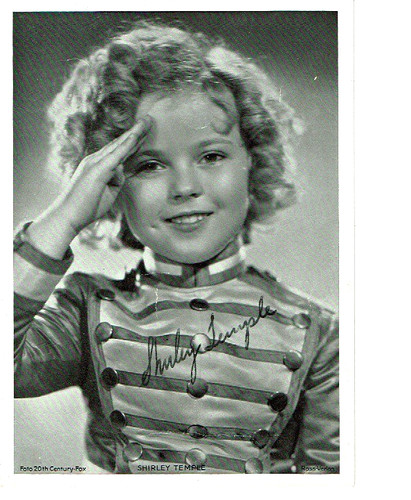 Shirley temple autogramm - temple,