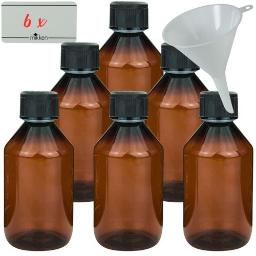 6er set laborflaschen - set, ml