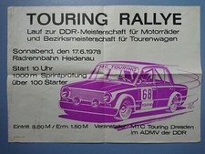 altes Plakat Werbung Touring