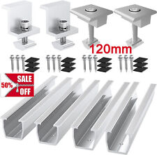 Alu Solarpanel Halterung Trapezblech Flachdach PV Montage Befestigungsschiene DE