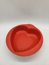 Tupperware Silikonform Herz, Silikonbackform