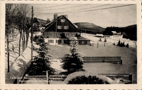 Weitersglashütte carlsfeld - ak,
