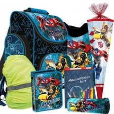 Transformers Roboter Schulranzen Ranzen Schulrucksack Rucksack Set 7 teilig