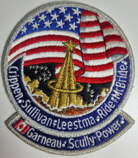 NASA Patch Aufnäher Crippen Sullivan Leestma Ride McBride Garneau Scully Power