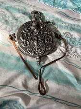 Antike alte preußische Pulverflasche  Schiesspulver Pulverhorn