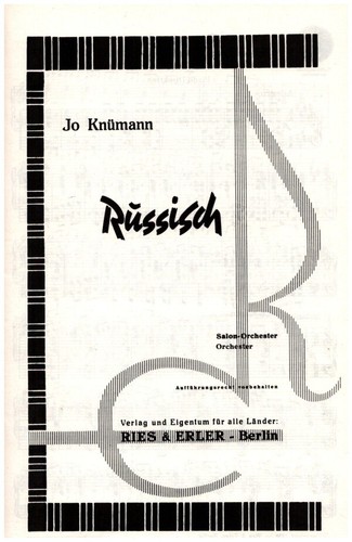Russisch für salonorchester - russisch;,