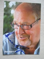 Autogrammkarte  -   Herbert