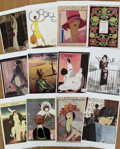 Vogue magazin postkarten - vogue,