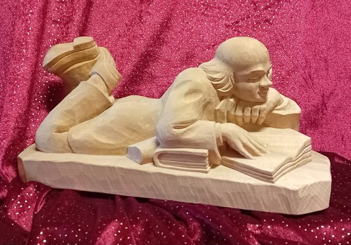 Bücherwurm liegend 11 16 - liegend,, 32*11*16