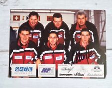 Original handsigniertes Autogramm – Marco Rammstein,Schweizer Curling-Nationalm.