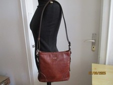 PICARD - Umhängetasche - dunkelbraun - echtes Leder - sehr guter Zustand