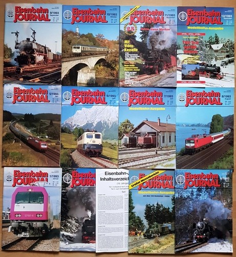 12x eisenbahn journal 1993 - journal,