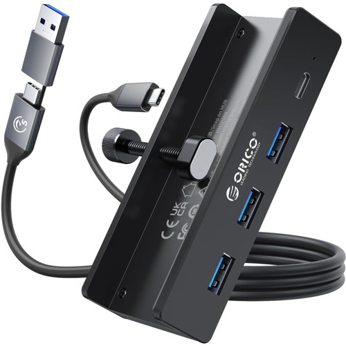 Usb hub port clip aluminium - port,