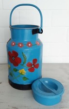 Alte Milchkanne bemalt * antik