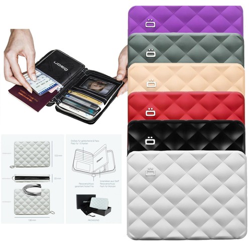 ögon quilted passport wallet - quilted,
