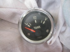 VDO Tankuhr Chrom 52 mm Tankanzeige ZusatzInstrument alt Rundinstrument 12 Volt