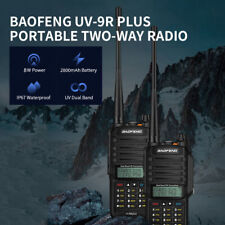 BaoFeng UV-9R Plus UHF/VHF 2 Band UKW-Rundfunk Walkie-Talkie Hand-Funkgerät NEU