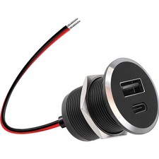 USB Steckdose 12V Aluminium