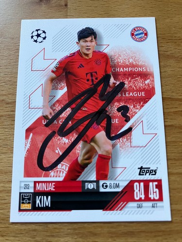 Minjae kim autogramm - -,