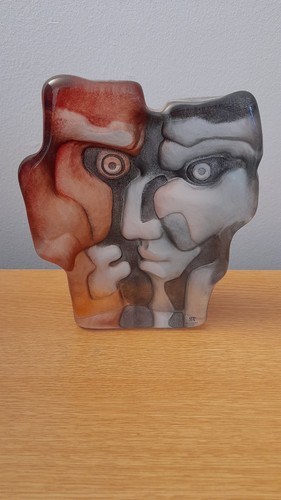Maleras kristall masq skulptur - masq,
