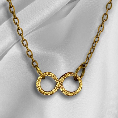Infinity kette bronze - kette,