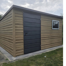 Blechgarage Schuppen Gartenhaus 3x3 m Geräteschuppen Lieferung + Montage Gratis