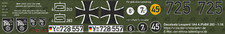 Decalsatz für Leopard 1A4 von Tamiya - Bergepanzer 2 des PzBtl 283 1:16 - 1:10