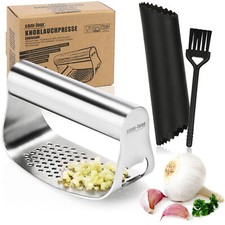 Knoblauchpresse im Set mit