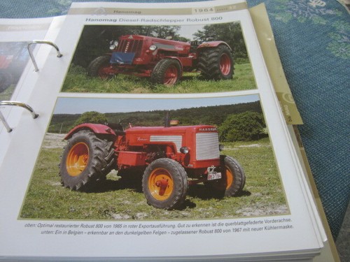 Traktoren datenblatt hanomag - traktoren,