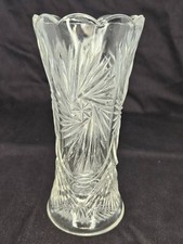 Vintage Pressglas Vase 60er