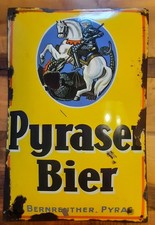 Großes altes Emailschild