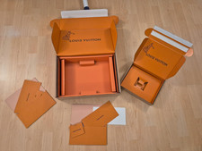 2 x Umverpackung / Karton von LV Louis Vuitton gross u. klein zzgl. div. von LV