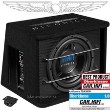 HIFONICS 600 Watt Aktiv-Subwoofer Auto TSA-300R 30cm Bassbox + Verstärker